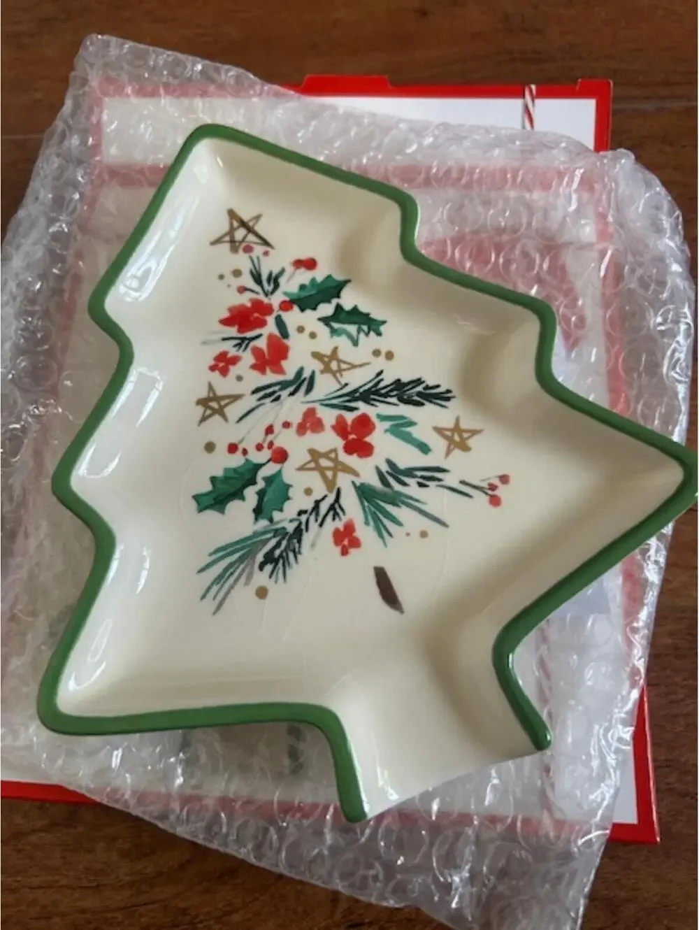Lenox Christmas Tree Shaped Decorative Dish